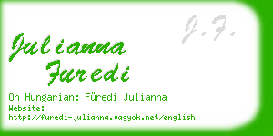 julianna furedi business card